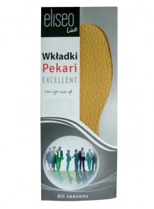 Wkładki skórzane pecari beżowe eliseo