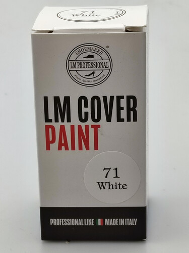 IMG_20231020_111857.jpg Farba profesjonalna do butów skóry LM LUX cover paint 30 ml biała 71